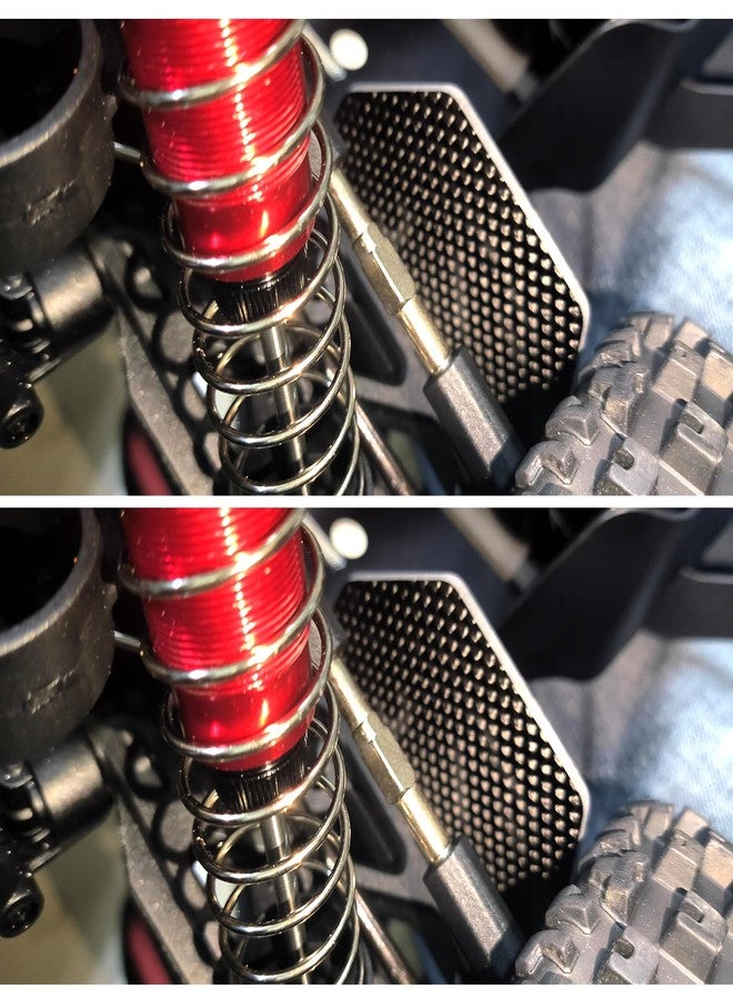 MOSHNOLY Carbon Fiber Rear Mud Guards for Arrma 6S 1/7 Mojave,RC Racing Cars Rear Splash Flaps Parts Dirt Guards Dust,Dirt,Stones or Mud Protective Fenders Upgraded Parts-M-Carbon Fiber-A Style - Image 2